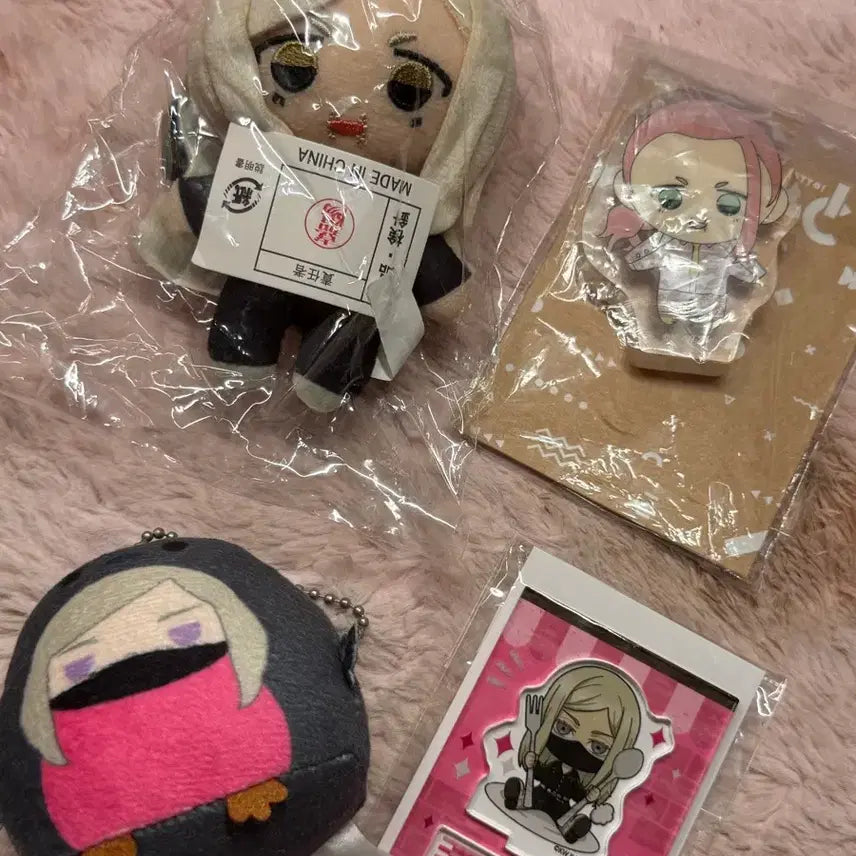 [BUNJANG] Tokyo Revengers Sanzu Haruchiyo Plush, Tenorins, Korotto, Acrylic Stand Bundle / 도쿄 리벤저스 산즈 하루치요 굿즈 일괄 누이구루미 테노린즈 코롯토 아크릴스탠드