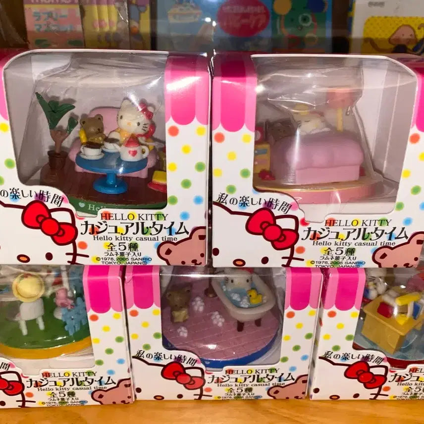[BUNJANG] Sanrio Hello Kitty Japanese Retro Casual Time Doll Figure / 일본 고전풍 캐쥬얼타임 키티 캐주얼타임 인형 피규어