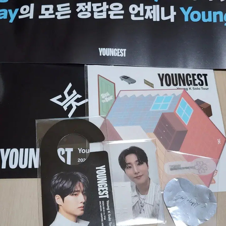 [BUNJANG] Young K Concert Entrance Kit + Slogan + Confetti Bundle / 영케이 콘서트 입장키트+슬로건+컨페티