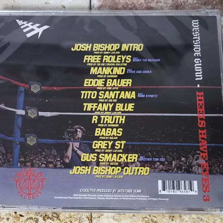 [BUNJANG] Westside Gunn Heels Have Eyes 3 Import (Sealed) / Westside Gunn - Heels Have Eyes 3 (수입반) (미개봉)