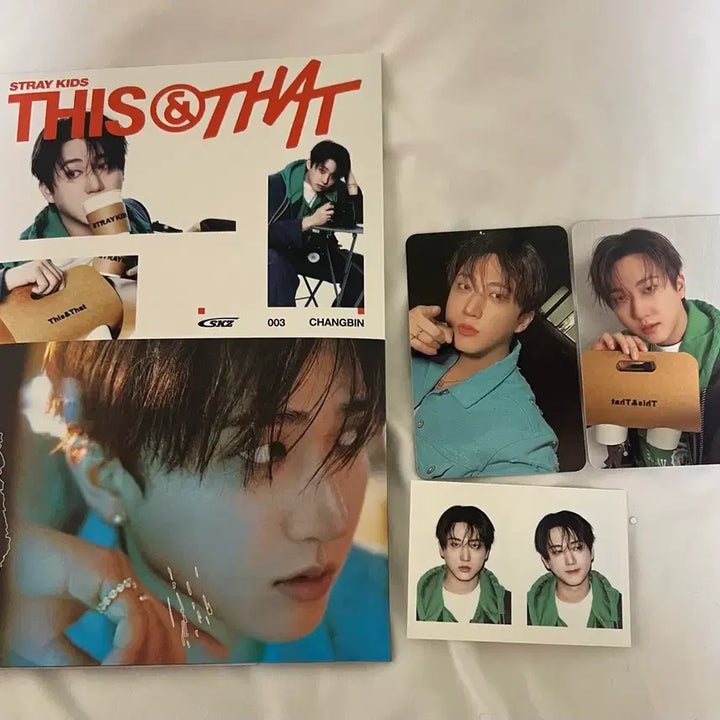 [BUNJANG] Stray Kids Changbin THIS &amp; THAT Album Photocard / 스트레이키즈 창빈 THIS &amp; THAT 개인앨범 예판 포토카드
