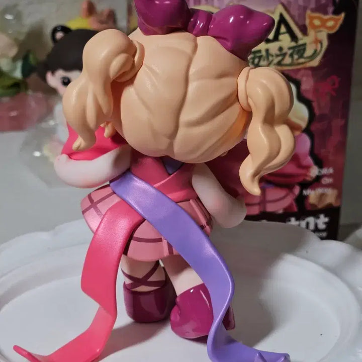 [BUNJANG] Dora Pink Ribbon Figure / Dora 인형 핑크 리본 도라피규어
