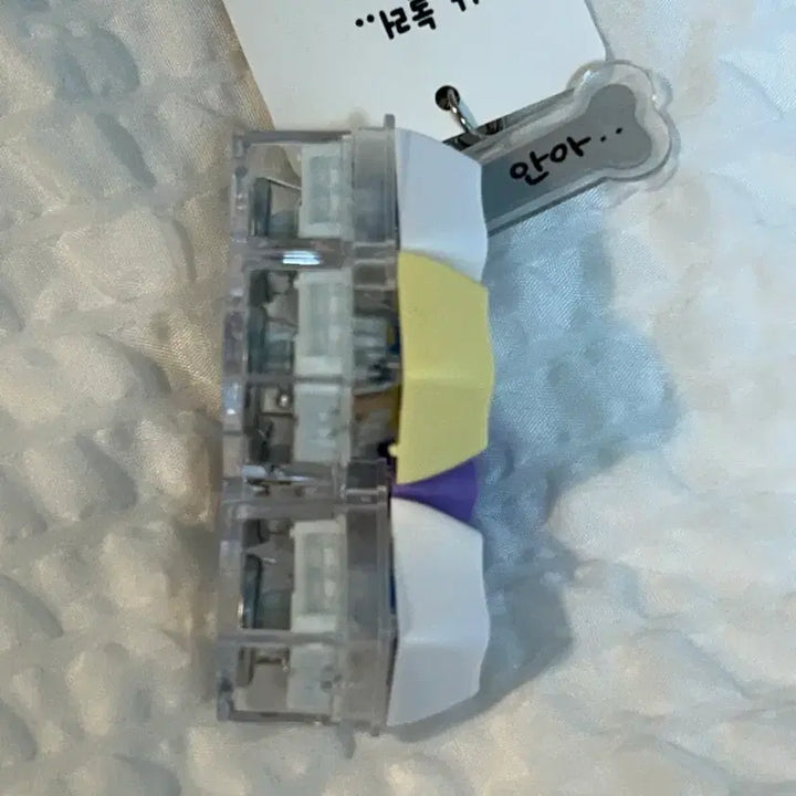 [BUNJANG] Ganadi Nananah LED Keycap Clicker Keyring (4-Piece Set) / 택0,새상품) 가나디 나안아.. led 키캡 클리커 키링 (4구)
