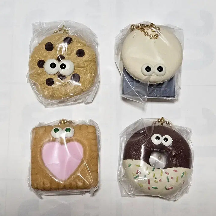 [BUNJANG] Kogumaitan Cafe Cookie Gacha 4-Piece Set / 코구마이탄 카페 쿠키 가챠 4개 세트