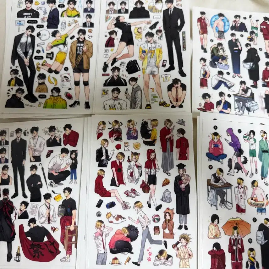 [BUNJANG] Haikyuu!! Sticker Bundle / 하이큐 스티커 일괄