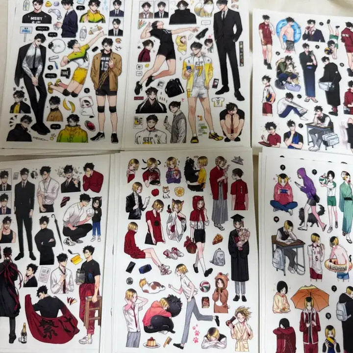 [BUNJANG] Haikyuu!! Sticker Bundle / 하이큐 스티커 일괄