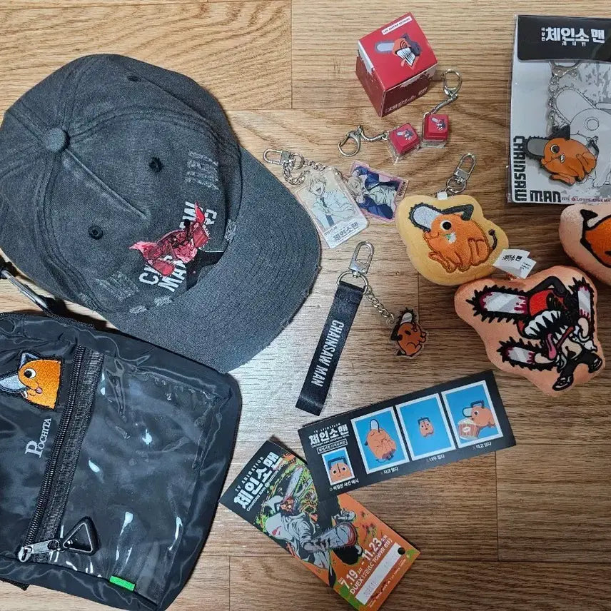[BUNJANG] Chainsaw Man Exhibition &amp; Cinema Merchandise Bundle / 체인소맨 전시회, 영화관 굿즈 일괄로 팝니다 (택포)