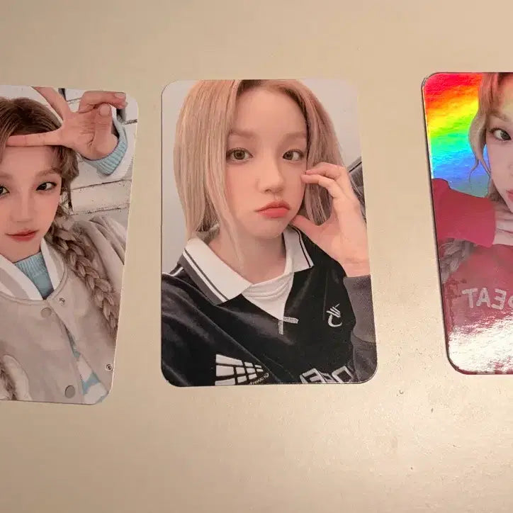 [BUNJANG] Groove rhyme X Yuqi Collaboration Photocard Bundle Set (3 pcs) / 그루브라임X우기 콜라보 포토카드 3장 일괄