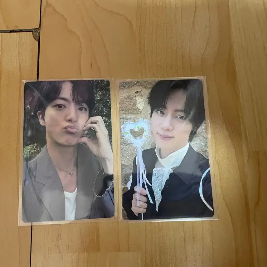[BUNJANG] BTS Jin Weverse Lucky Draw Photocard Set / BTS 방탄 진 에코 위버스 럭드 2종