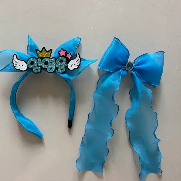 [BUNJANG] Im Young Woong Concert Official Headband &amp; Hairpin Bundle Set / 임영웅 콘서트 공식 머리띠, 머리핀 팝니다. 일괄