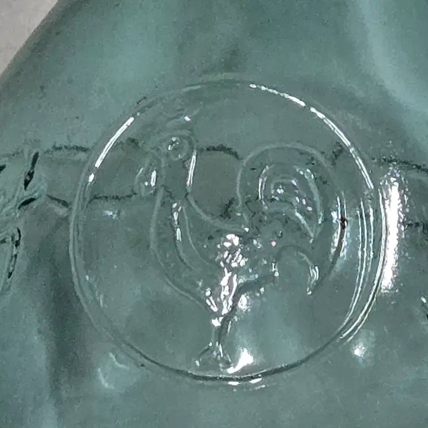[BUNJANG] Chicken Brand Soy Sauce Glass Bottle (1950s-1960s) / 1950~1960년대 해방 이후의 닭표 간장 유리병