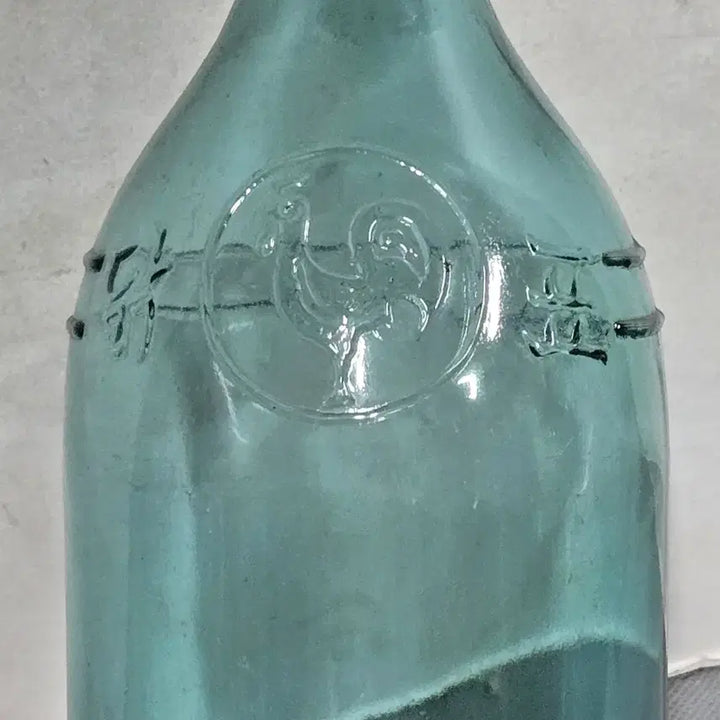 [BUNJANG] Chicken Brand Soy Sauce Glass Bottle (1950s-1960s) / 1950~1960년대 해방 이후의 닭표 간장 유리병