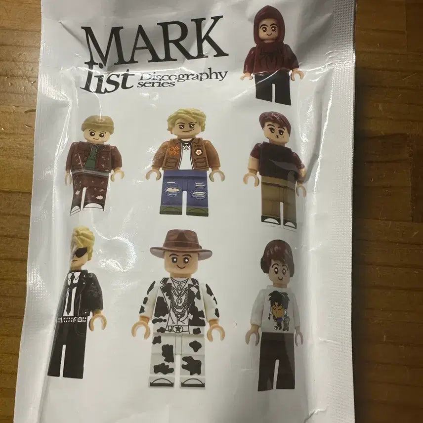 [BUNJANG] Mark Lego Minifigure 7 Types Set Sealed / 마크 레고 미니 피규어 7종세트 미개봉