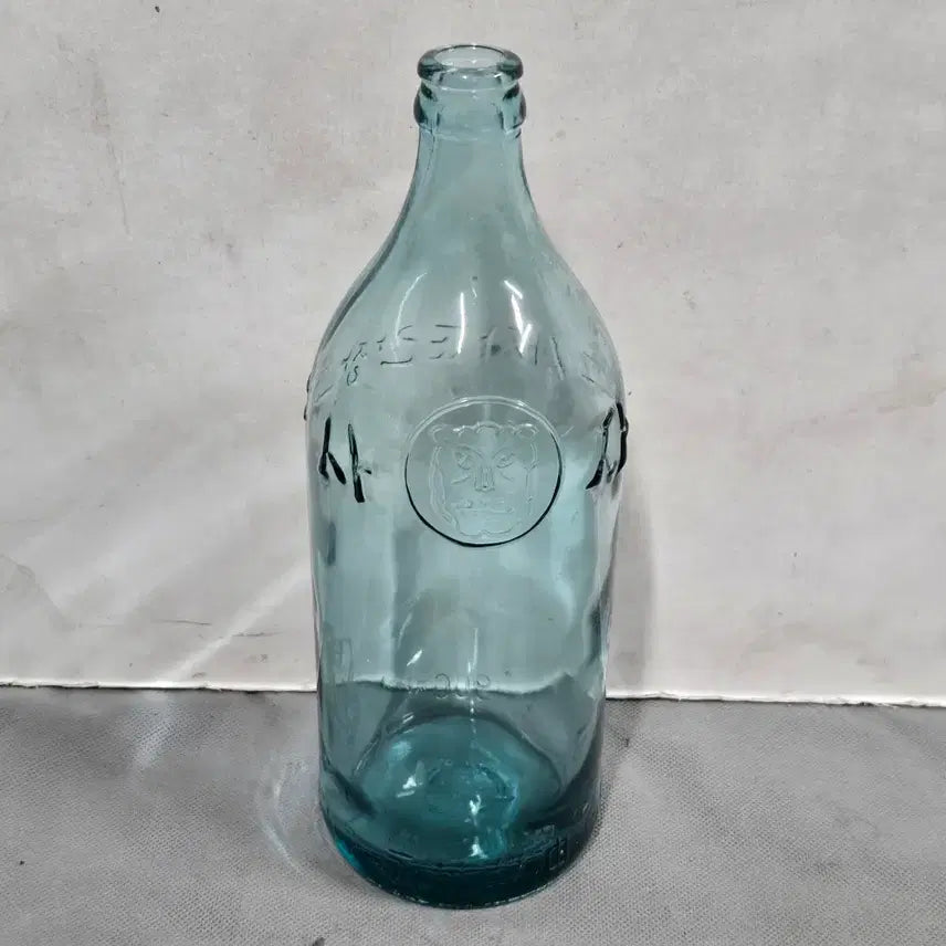 [BUNJANG] Lion Brand Soy Sauce Glass Bottle (1950s-1960s) / 1950~1960년대 해방 이후의 사자표 간장 유리병