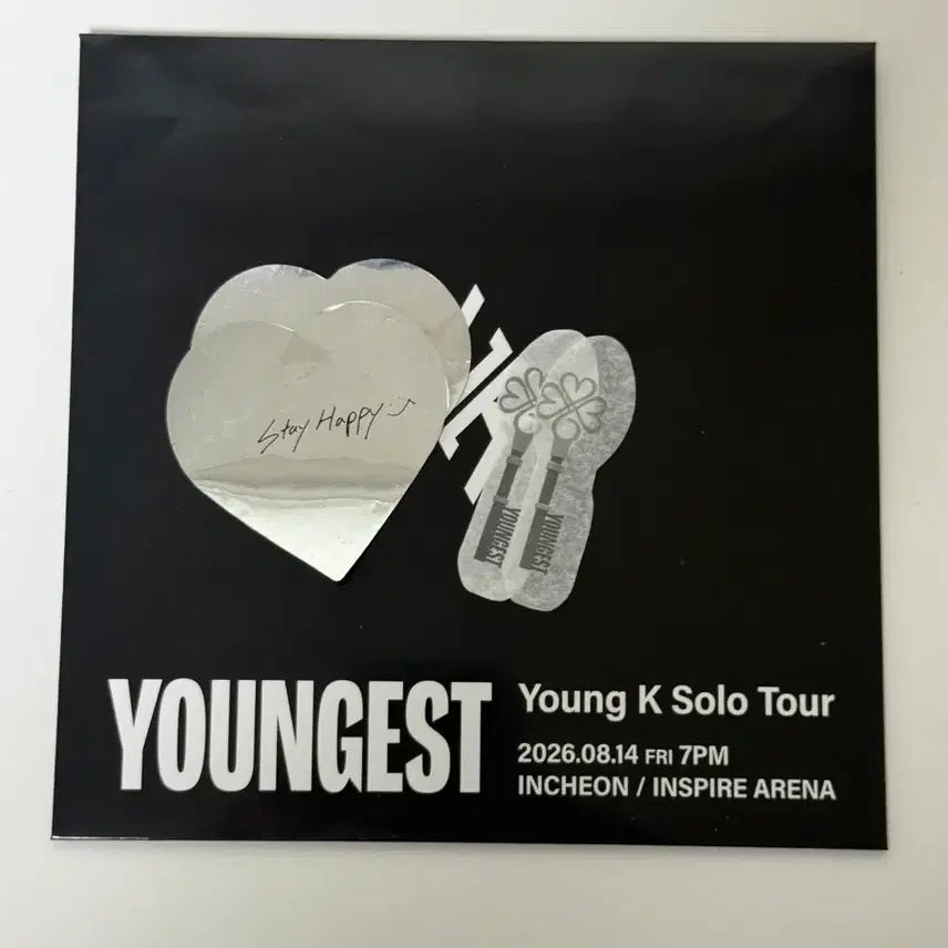 [BUNJANG] Young K Solo Concert Entry Gift / 영케이 솔로콘서트 입장 기프트