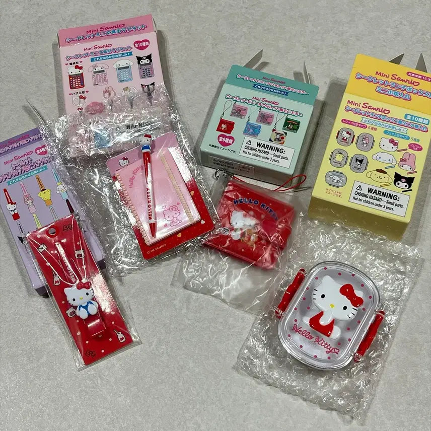 [BUNJANG] Sanrio Mini Stationery Magnet & Mini Lunchbox Set - Hello Ki ...