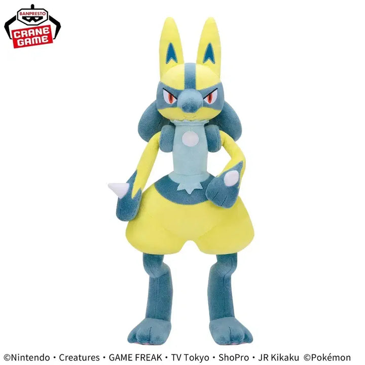 [BUNJANG] Irochi Lucario Plush Doll (50cm) / 50cm 이로치 루카리오 인형 메챠모후굿토 포켓몬스터