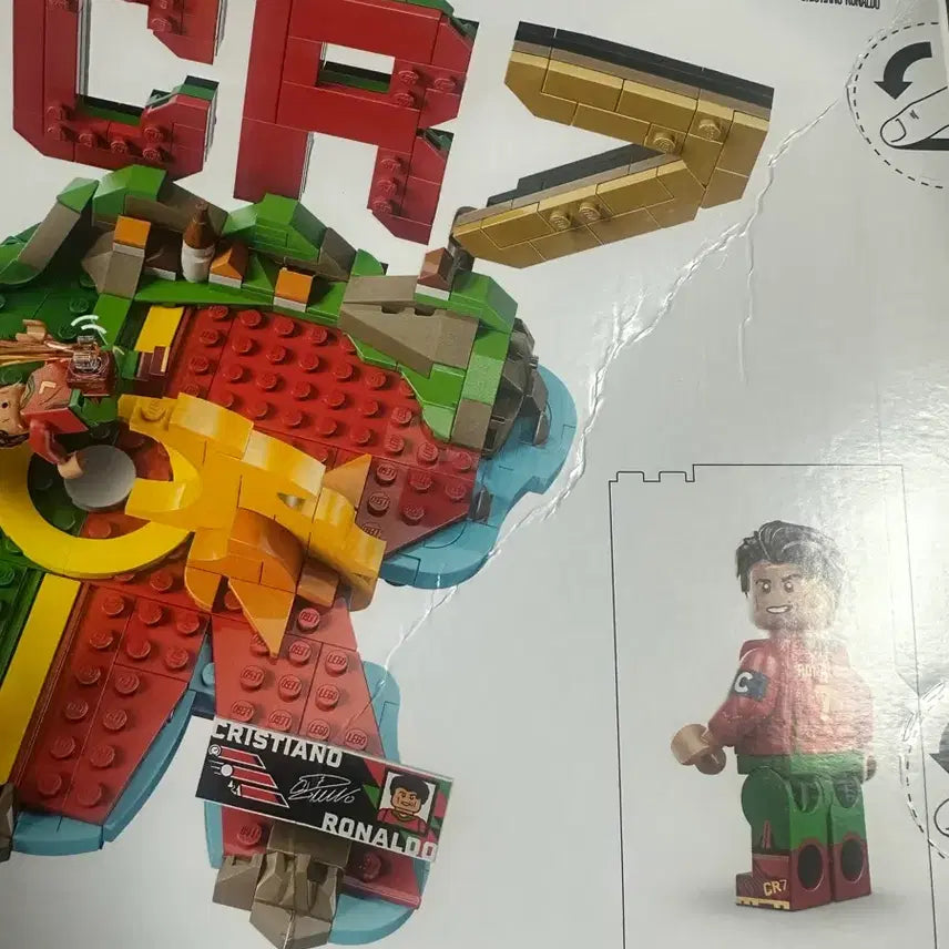 [BUNJANG] LEGO Cristiano Ronaldo CR7 Pixel Art / 레고 크리스티아누 호날두 CR7 픽셀 아트