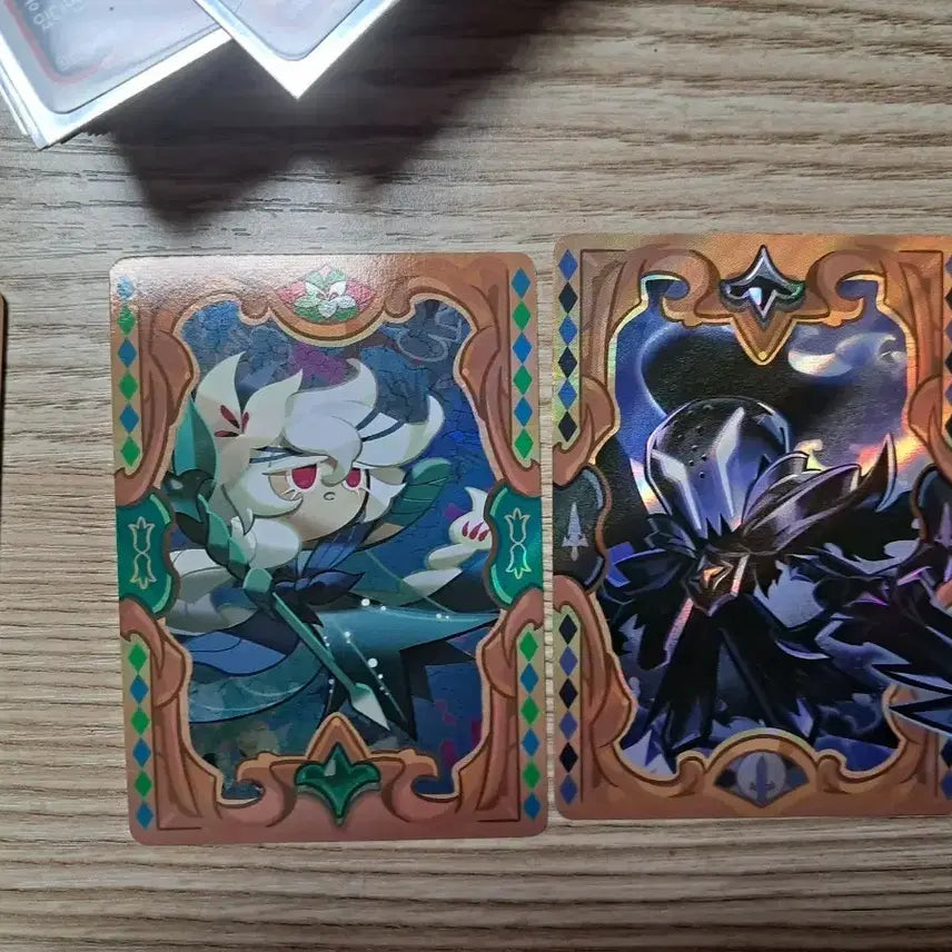 [BUNJANG] Cookie Run: Kingdom Saint Lily Cookie &amp; Silent Salt Cookie Photocard Set / 쿠키런 킹덤 세인트릴리 쿠키, 사일런트솔트 쿠키 포토카드 2종