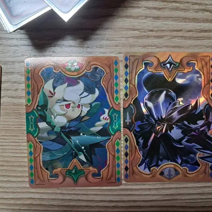 [BUNJANG] Cookie Run: Kingdom Saint Lily Cookie &amp; Silent Salt Cookie Photocard Set / 쿠키런 킹덤 세인트릴리 쿠키, 사일런트솔트 쿠키 포토카드 2종