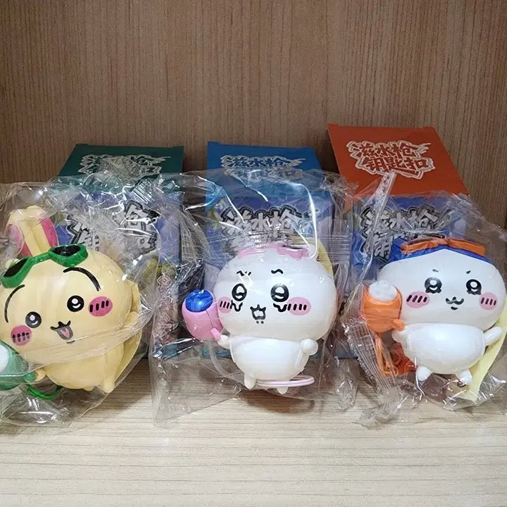 [BUNJANG] Chiikawa Water Gun Series Figures 3-Piece Bundle Set / 치이카와 물총놀이 시리즈 피규어 3종일괄