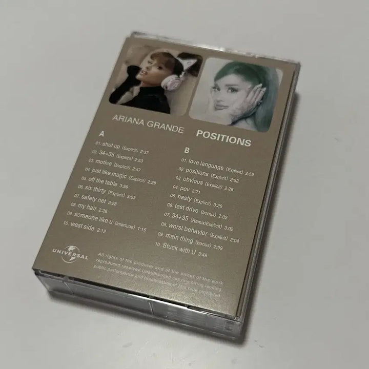 [BUNJANG] Ariana Grande Positions Limited Edition Cassette Tape (Sealed) / 아리아나 그란데 Positions 앨범 카세트 테이프