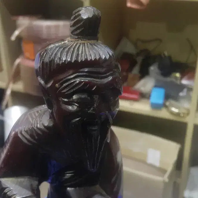 [BUNJANG] 1940s Japanese Wooden Sculpture of an Elder / 1940 일본 노인 목상