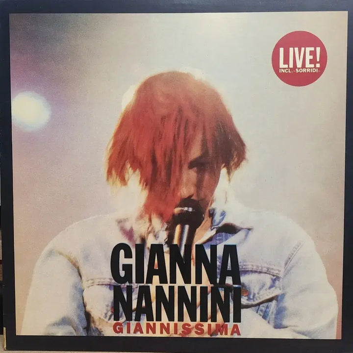[BUNJANG] Gianna Nannini Giannissima Live LP / Gianna Nannini 희귀 LP