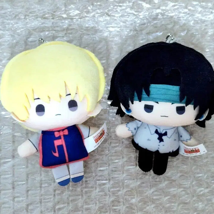 [BUNJANG] Hunter x Hunter Nullset Mini Plush Dolls (Kurapika &amp; Chrollo) Set / [판매] 헌터x헌터 Nullset 눌셋 미니 봉제 인형 크라피카&amp;클로로