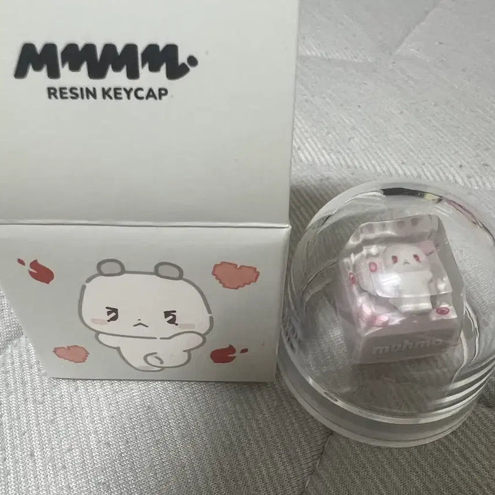 [BUNJANG] PLAVE Mmm Baby Resin Keycap (Mme.Mo) + Eunho Photocard Set / 플레이브 므메미무 레진 키캡 므모 + 은호 포카 6장 포함