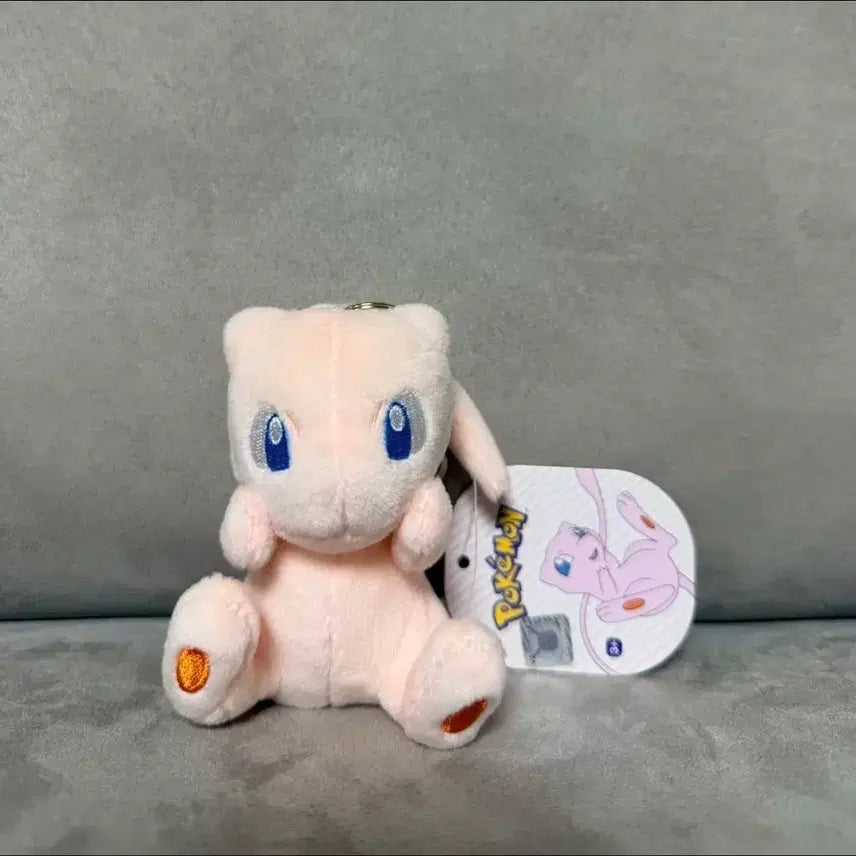 [BUNJANG] Official Pokémon Mew 8cm Keyring Plush / 정품 포켓몬스터 뮤 8cm 키링 인형