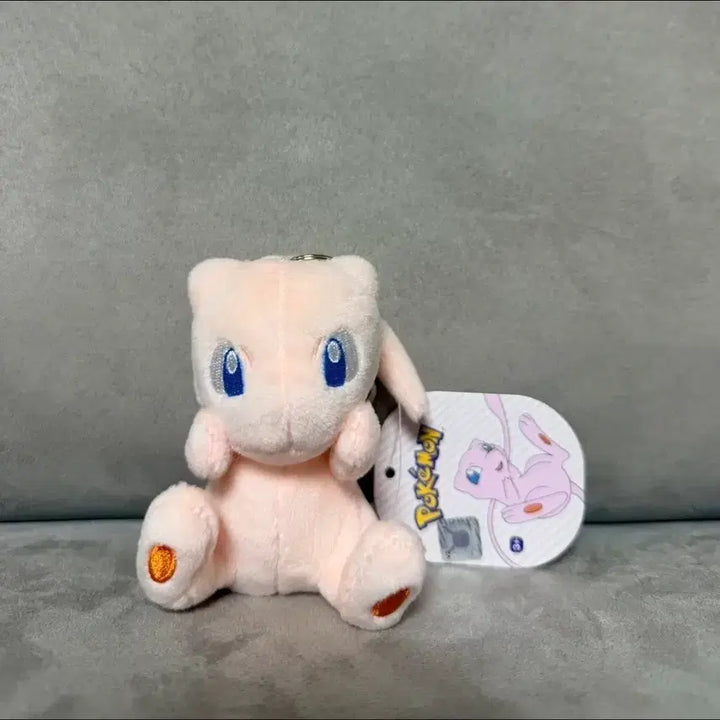 [BUNJANG] Official Pokémon Mew 8cm Keyring Plush / 정품 포켓몬스터 뮤 8cm 키링 인형