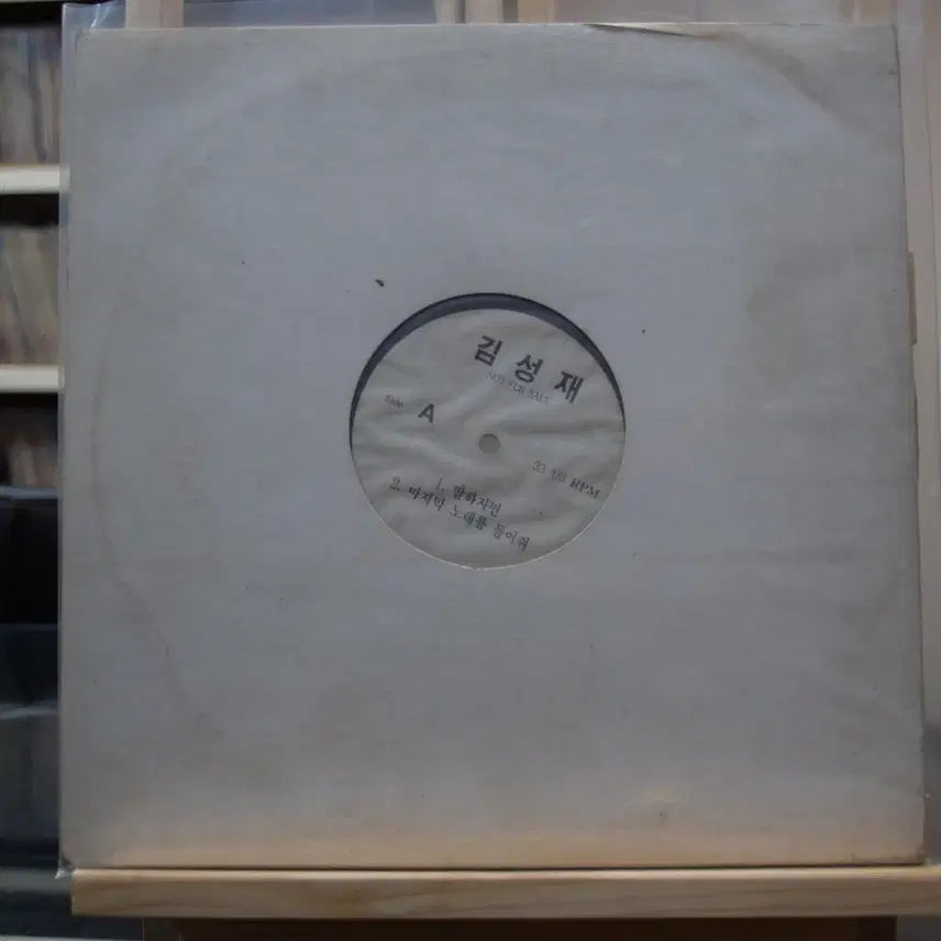 [BUNJANG] Kim Sung Jae "Malhamyeon" LP (Near Mint) / 김성재 니어민트 : 말하자면