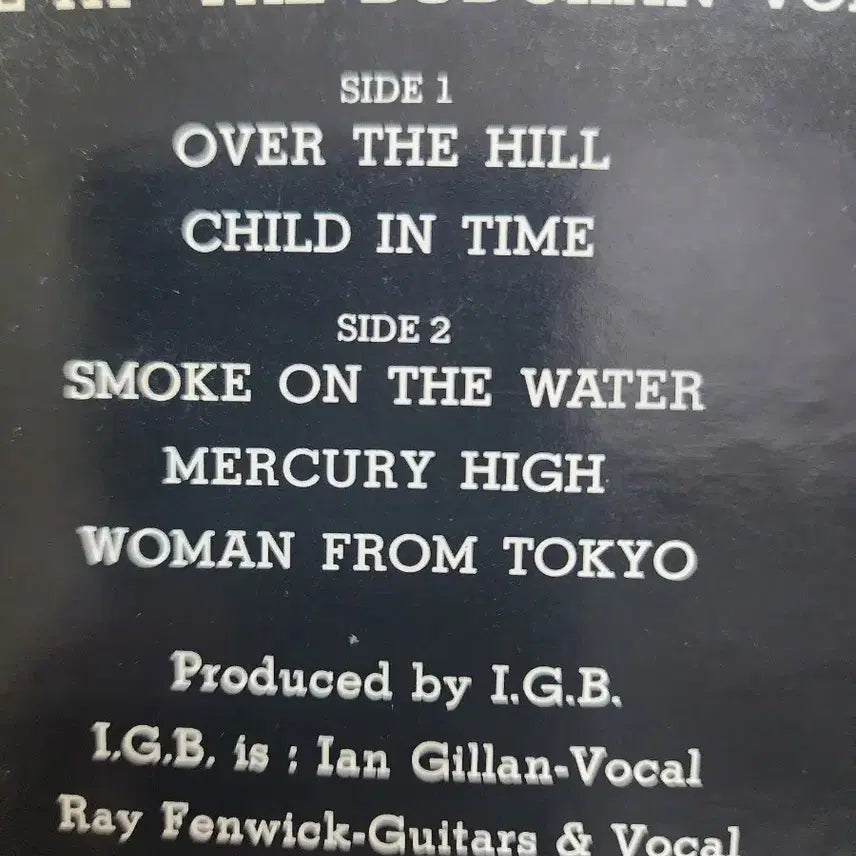 [BUNJANG] Ian Gillan Band Live Album / Ian Gillan Band LP