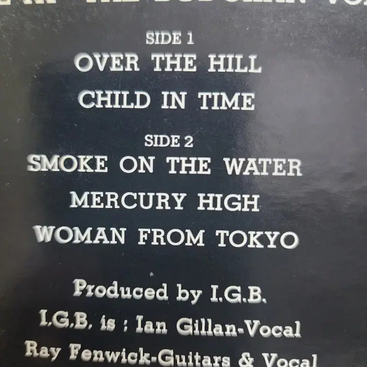 [BUNJANG] Ian Gillan Band Live Album / Ian Gillan Band LP