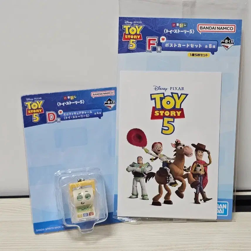 [BUNJANG] Toy Story 5 Kuji D Prize Mini Figure &amp; F Prize Postcard Set / 토이스토리5 쿠지 D상 F상