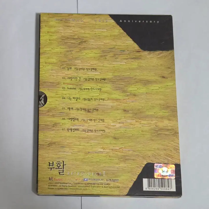 [BUNJANG] BooHwal Retrospect II Mini Album CD / 부활 미니앨범 Retrospect II 앨범 시디 CD