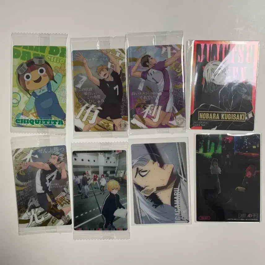 [BUNJANG] Haikyuu!!, Oshi no Ko, Dandadan, Jujutsu Kaisen Character Card Bundle Set / 하이큐 최애의아이 단다단 주술회전 카드 일괄
