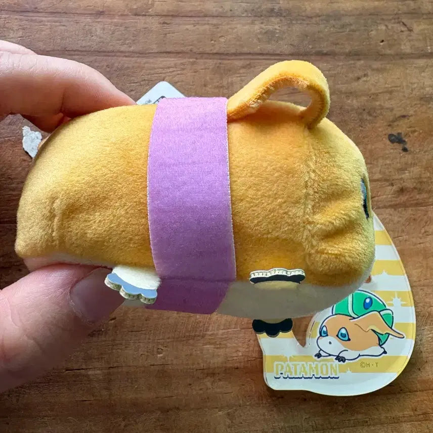 [BUNJANG] Digimon Toko Toko Palmon Set - Plush &amp; Acrylic Carabiner / 디지몬 파닥몬 쯔무쯔무 + 파닥몬 아크릴 카라비너