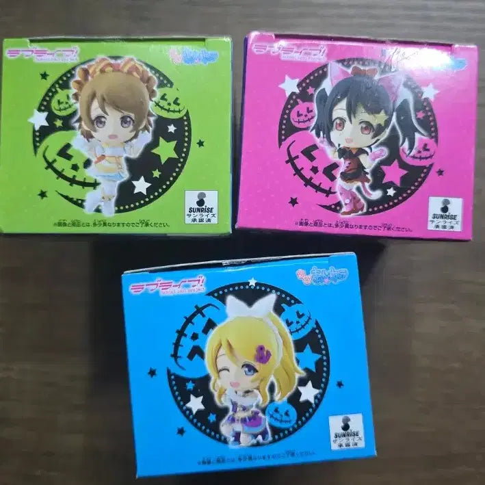[BUNJANG] Love Live! Chibi큥 Kunkyun Acrylic Figure Set (3 Types) / 러브라이브 치비큥 큥캬라 피규어 3종