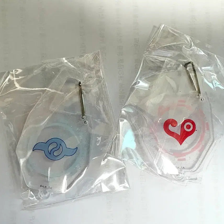[BUNJANG] Digimon Emblem of Love, Emblem of Friendship Carabiner / 디지몬 사랑의 문장, 우정의 문장 카라버너