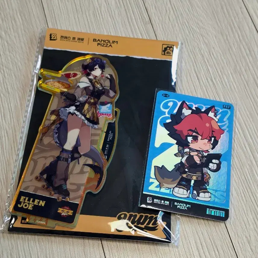 [BUNJANG] Zenless Zone Zero Ellen Acrylic Stand + Minato Photocard + Game Redeem Code / [안전포장] 젠레스 존 제로 반올림 피자 콜라보 엘렌 아크릴 스탠드 + 미나토 포토카드 + 게임 리딤 코드 엘렌 젠존제 반올림 아크릴 키링