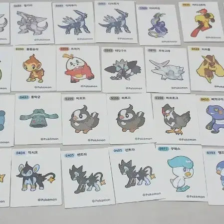 [BUNJANG] Pokemon 2023 New Stickers / 포켓몬2023NEW띠부씰 판매