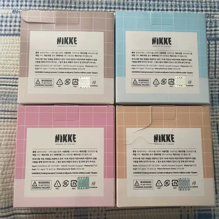 [BUNJANG] Shift Up Goddess of Victory: NIKKE Noodle Stopper Figure Set (4 Types) / (4종 일괄) 시프트업 승리의 여신 니케 누들스토퍼 피규어
