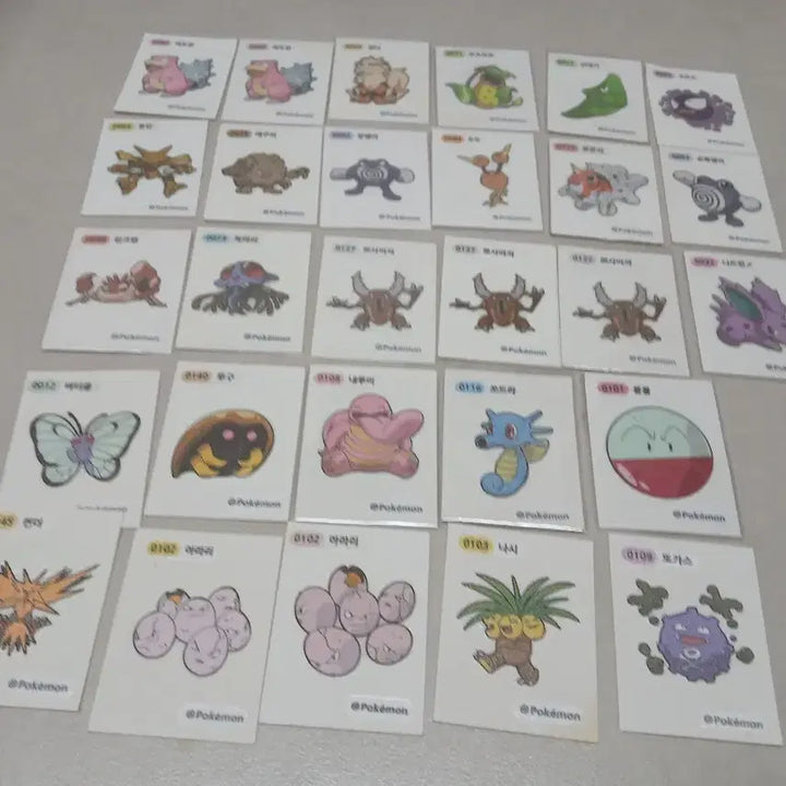 [BUNJANG] Pokemon Stickers (SS1-SS3) - Sealed / 포켓몬띠부씰 시즌1~3 판매