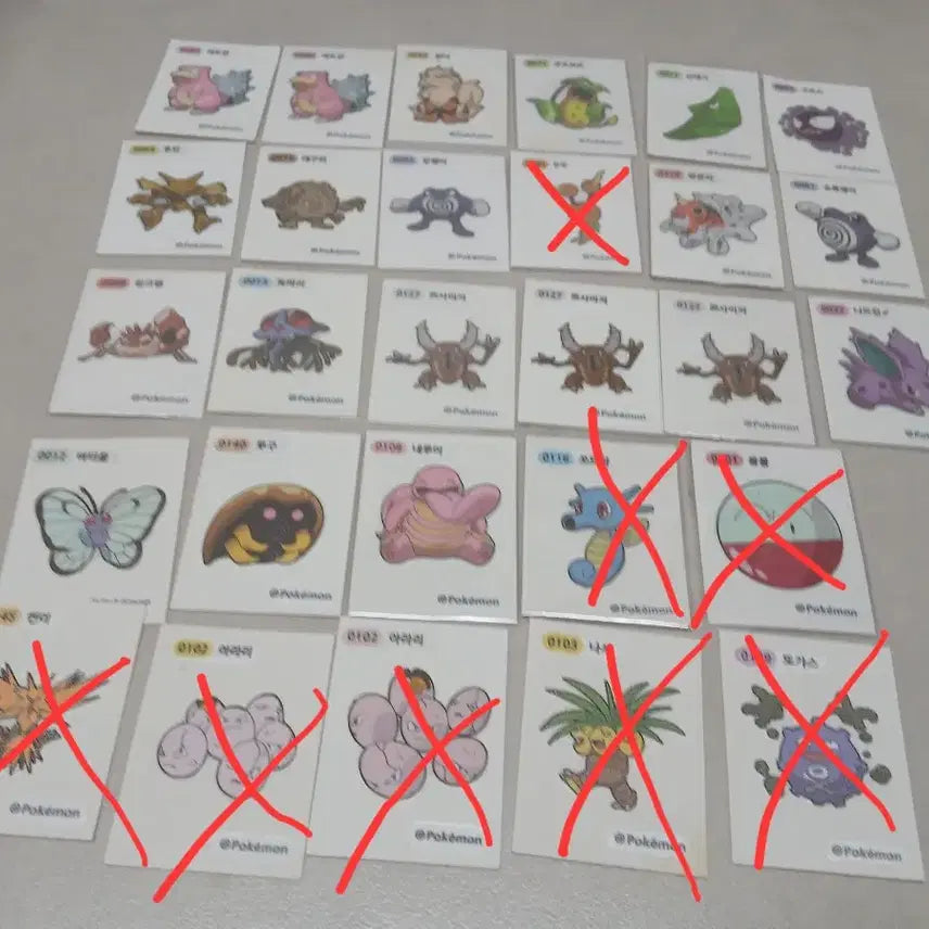 [BUNJANG] Pokemon Stickers (SS1-SS3) - Sealed / 포켓몬띠부씰 시즌1~3 판매