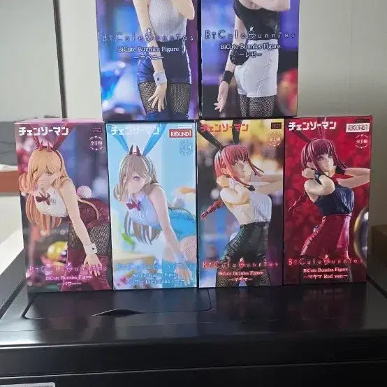 [BUNJANG] Chainsaw Man Bunny Girl Figure 6-Type Set / 체인소맨 바니걸 피규어 6종