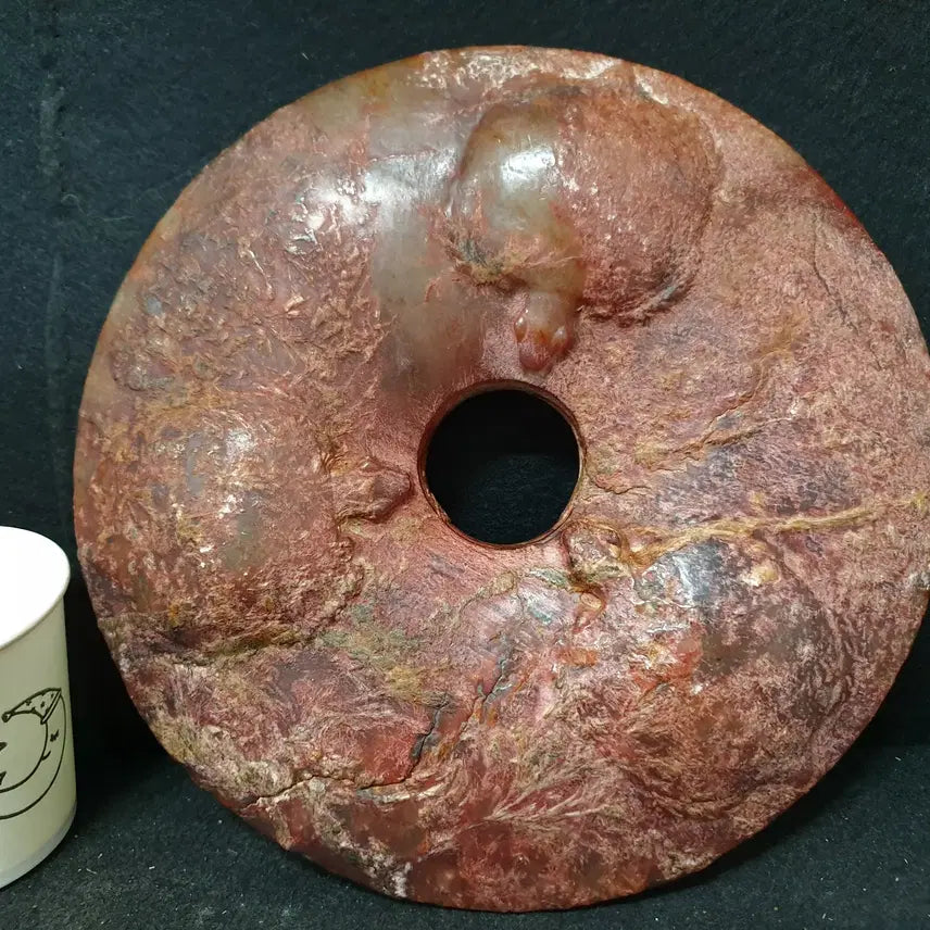 [BUNJANG] Hongshan Jade Disc with Three Turtles / (수원만물)출토 홍산옥기 3마리 거북 옥벽