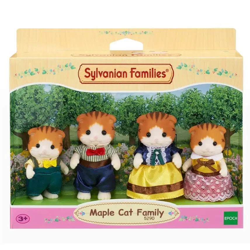 [BUNJANG] Discontinued Sylvanian Families Maple Cat Family / 단종 실바니안 메이플캣 가족