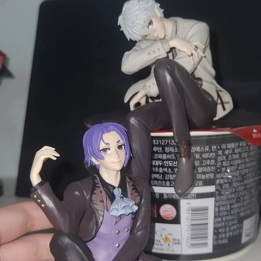 [BUNJANG] Blue Lock Nagi &amp; Reo Noodles Topper Figures Bundle / 블루록 나기, 레오 누들스토퍼 반다이 피규어 일괄 판매